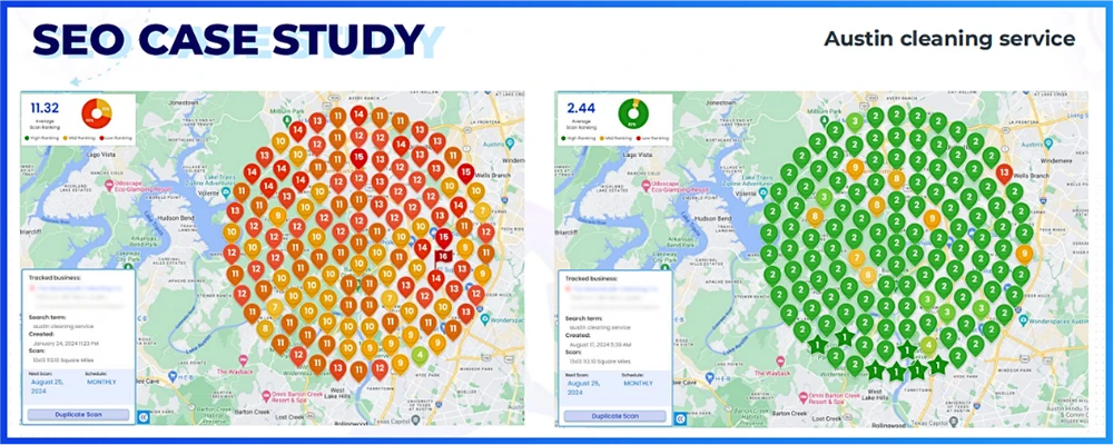 How We Dominated Google Maps Rankings for a House Cleaning Service in Austin, TX - results 3